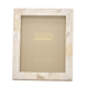 Two's Company Pearly White 8x10 Mother of Pearl Frame