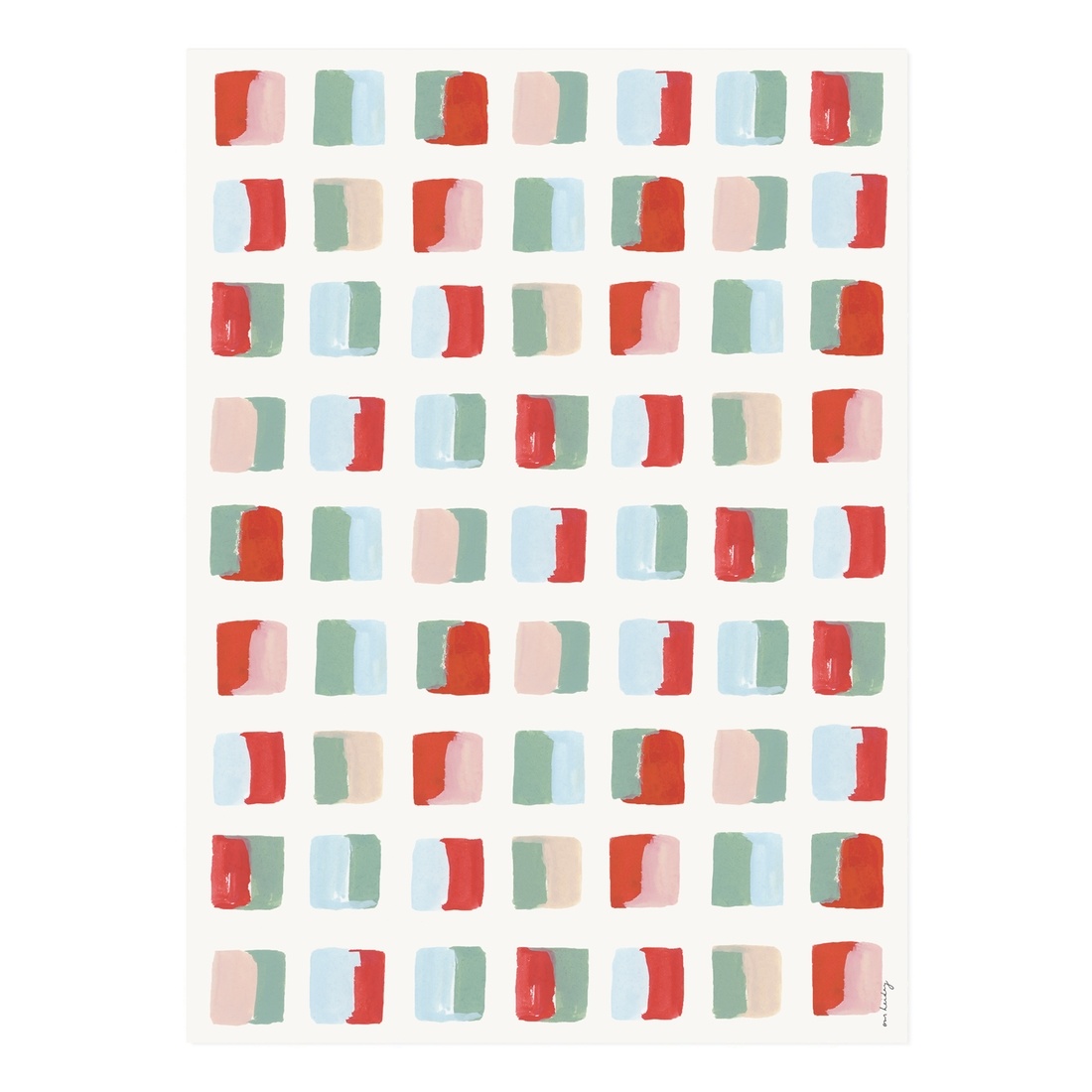 Our Heiday Holiday Blocks Gift Wrap -  Roll