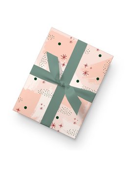 Dahlia Press Paint 2 - Gift Wrap Rolls