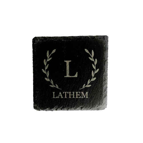P Graham Dunn Personalized Slate Coasters - Square - Set of 4