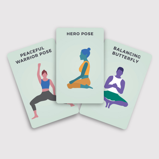 Gift Republic Yoga Pose Cards