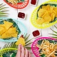 Talking Tables Cuban Fiesta Food Baskets - 6 Pack