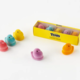 One Hundred 80 Degrees Flocked Peeps Boxed Multicolor Set of 5