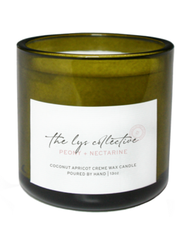 The Lys Collective Peony & Nectarine 13 oz Candle