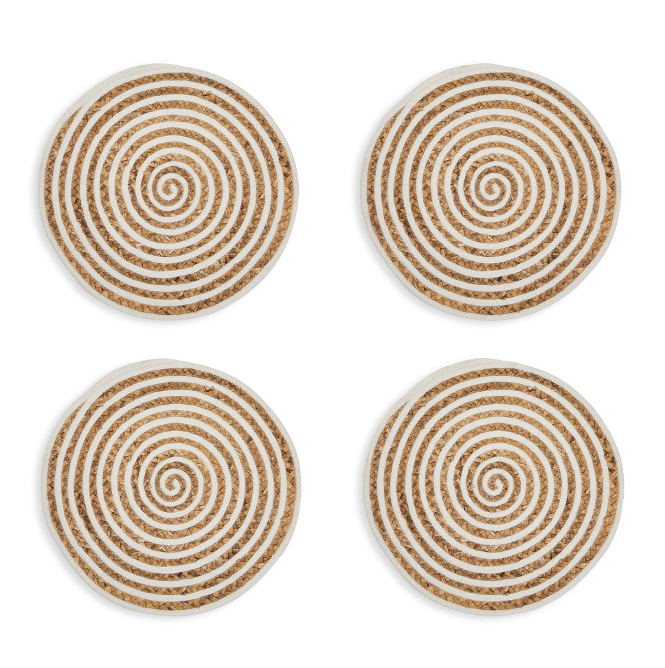 Two's Company Spiral Rope Placemat