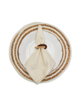 Two's Company Spiral Rope Placemat