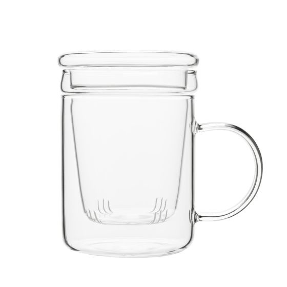 True Blake Glass Tea Infuser Mug