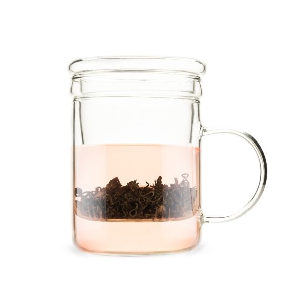 True Blake Glass Tea Infuser Mug