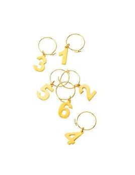 True Gold Plated Wine Charms