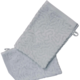 Affina Organic Bath Mitt - Strigosa - Gull Gray