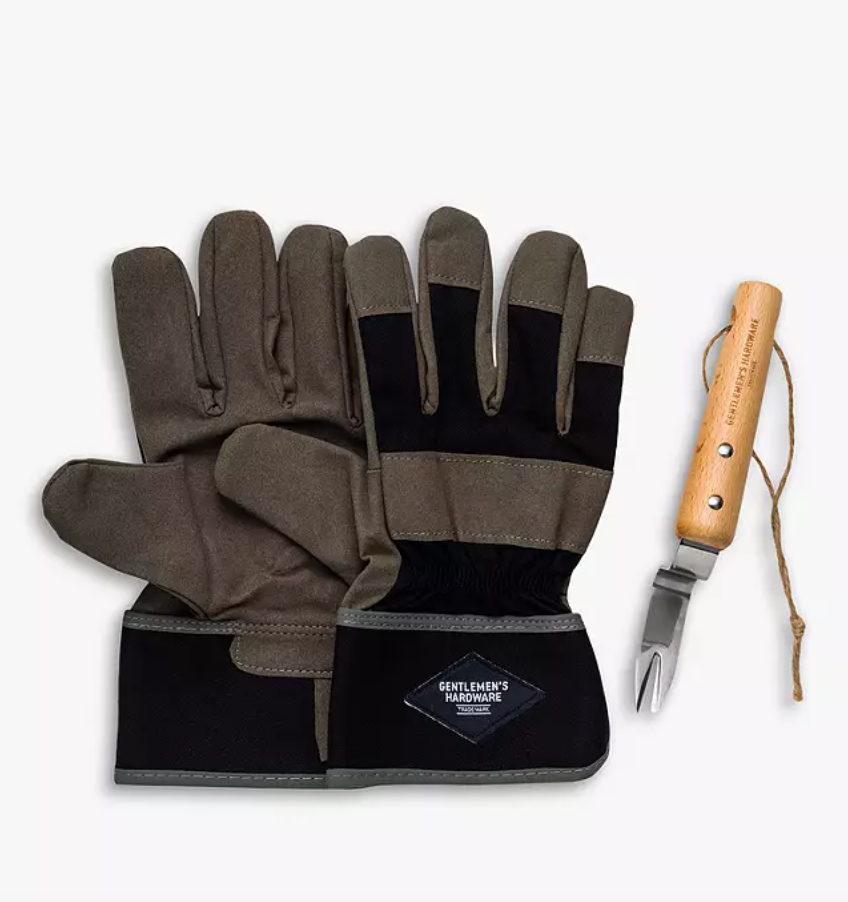 Gentlemen's Hardware Gardening Gloves & Root Lifter