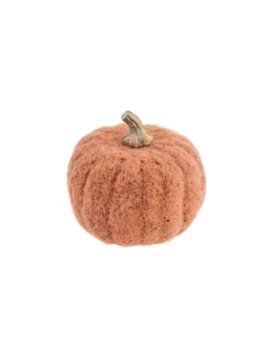 Indaba Felt Pumpkin Medium - Terracotta Wool