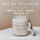 Sweet Water Decor OMG! You're Engaged Clear Jar 9 oz Candle