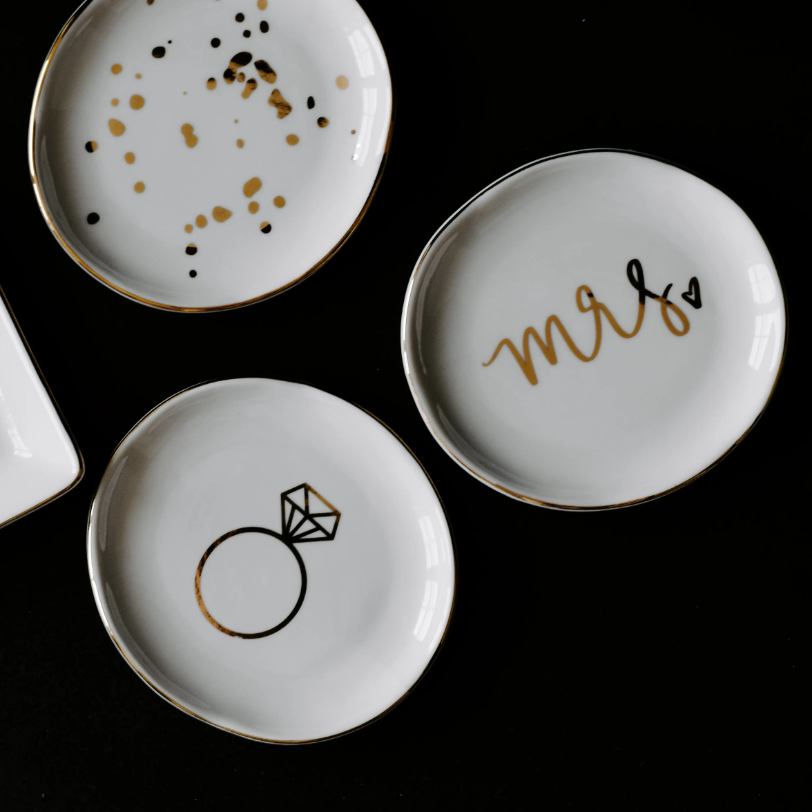 Sweet Water Decor Engagement Ring Jewelry Dish