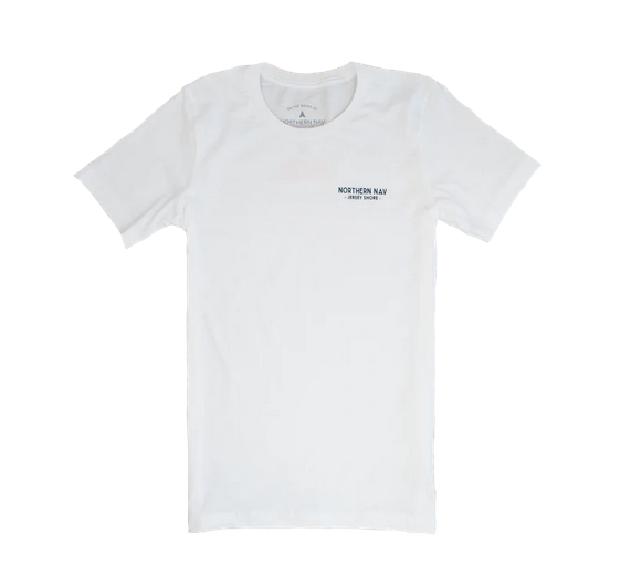 Northern Nav Northern Nav Jersey Shore Tee - White