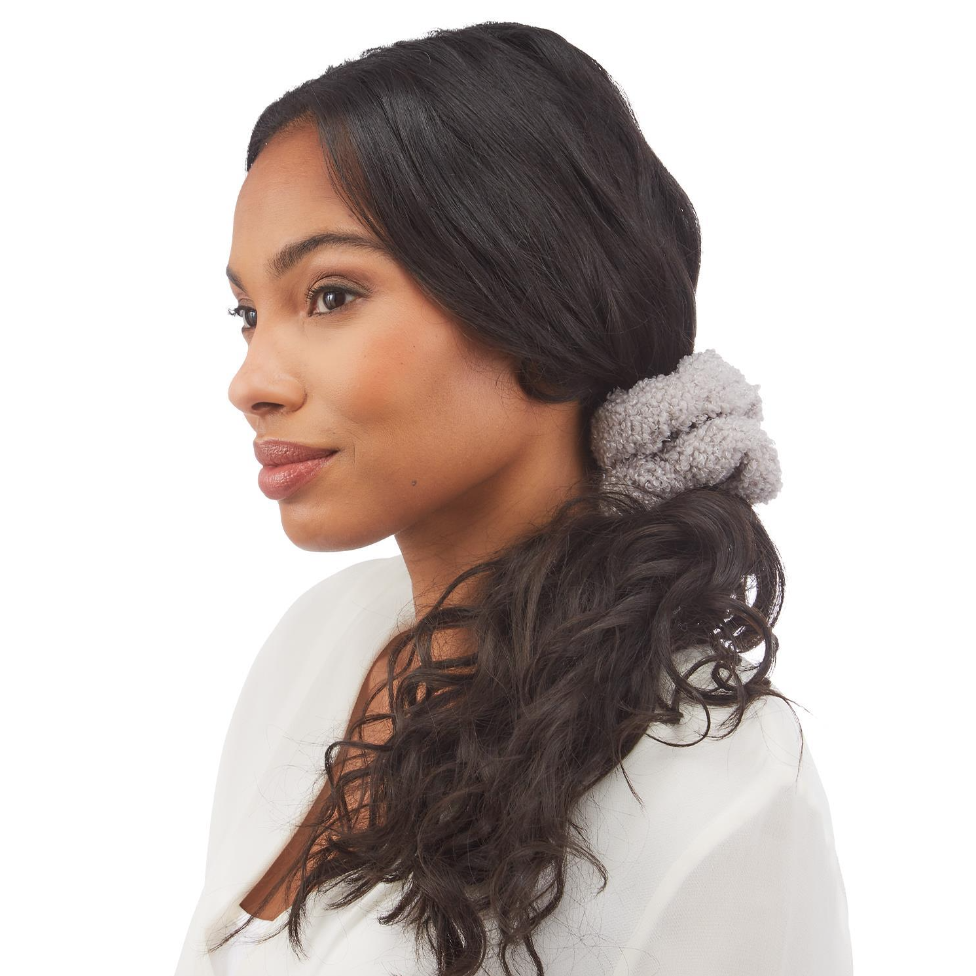 Two's Company Neutral Ground Scrunchie