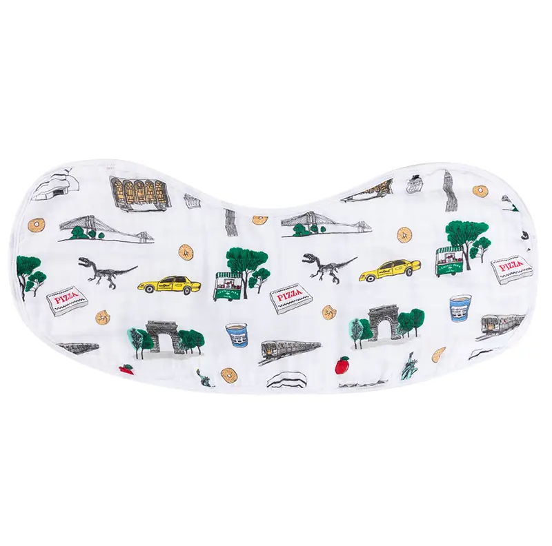 Little Hometown New York City Baby Burp & Bib