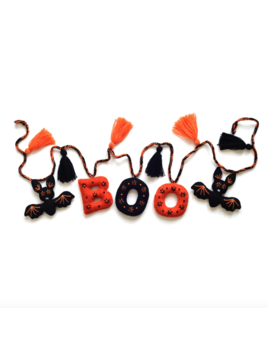 Melange Collection Boo Halloween Garland