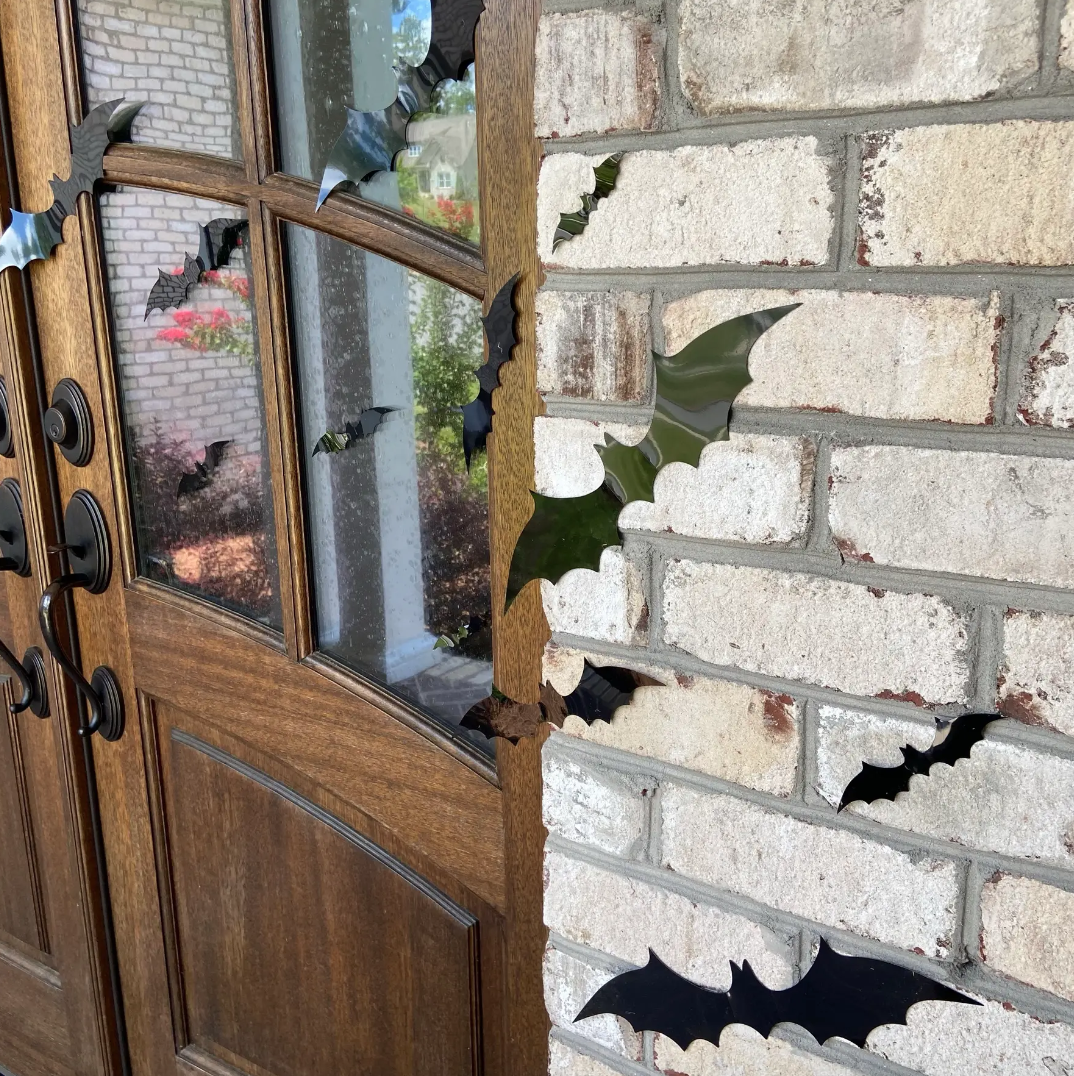 Cotton & Crate Bats PVC Halloween Decoration Pack of 28