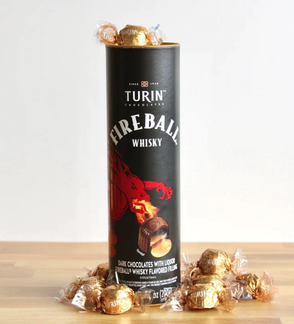 True Fireball Liqueur Chocolate Tube