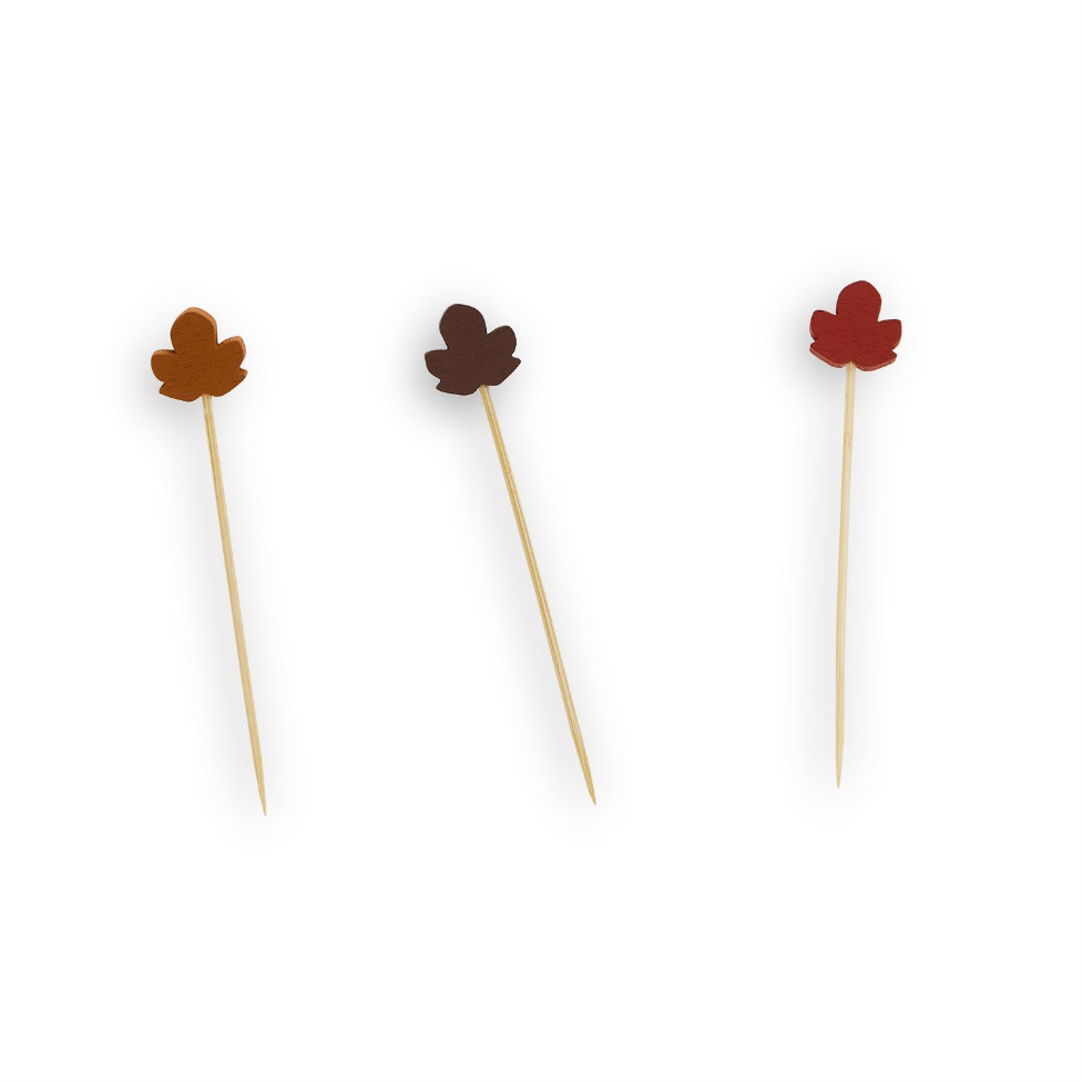 Two's Company Turkey Pick Holder w/ 20 Leaf Picks