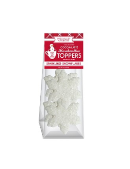 Melville Candy Crystal Snowflake Marshmallow Toppers - 4 Pack