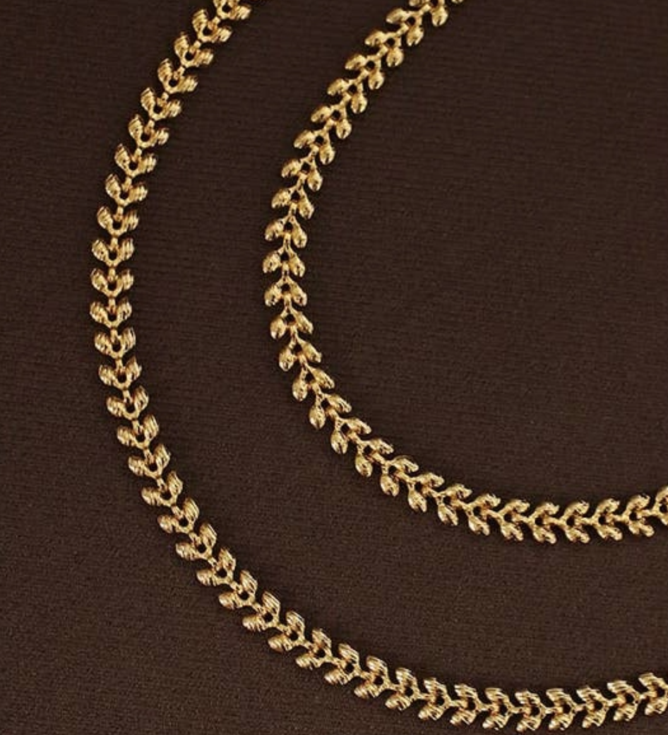 Socali Inc European Style Necklace 18k Gold Plated