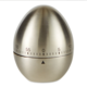 Design Imports Brushed Chrome Egg Kitchen Timer