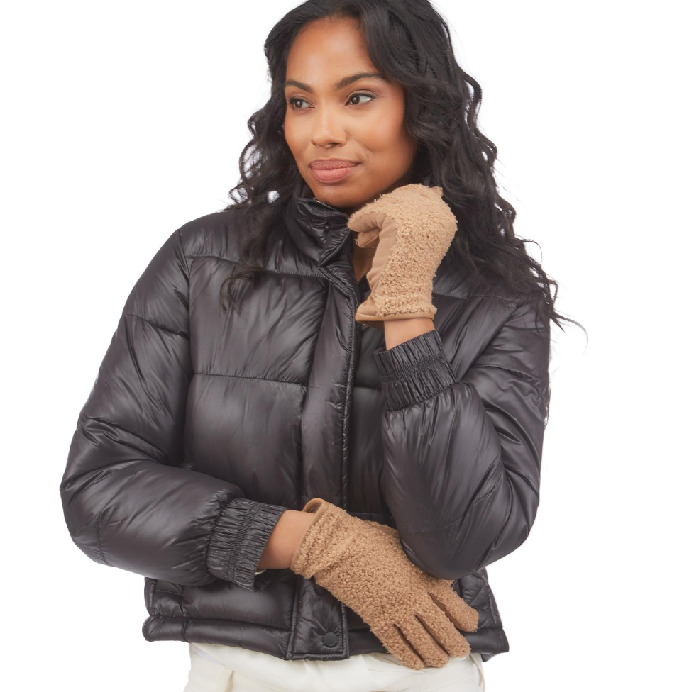 Two's Company Sherpa Look Gloves