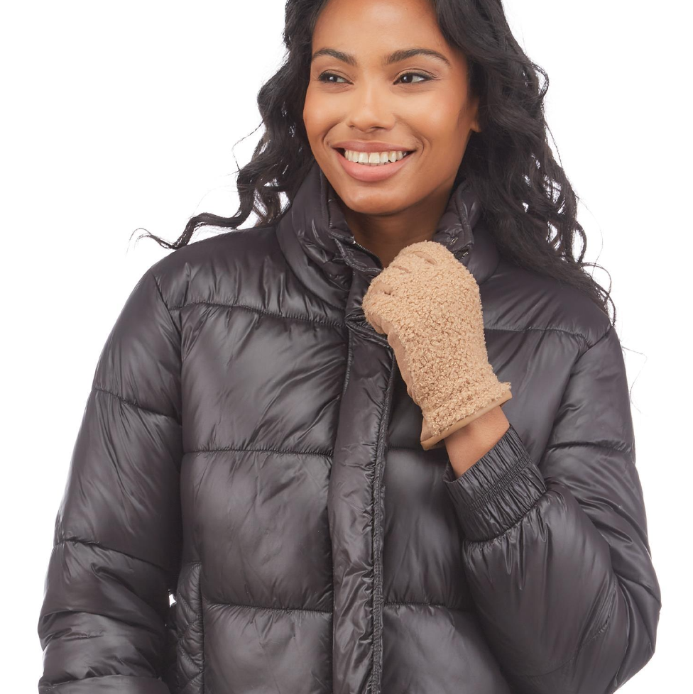 Two's Company Sherpa Look Gloves