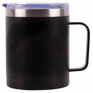 P Graham Dunn Black Insulated Mug w/ Handle