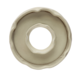 Creative Co-op 3"H Stoneware Ring Shaped Serving Dish w/ 2 Sections Reactive Glaze White