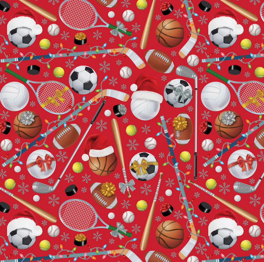 Jillson & Roberts Festive Sports Wrap - Jumbo