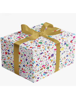 Jillson & Roberts Splatter Gift Wrap - Roll