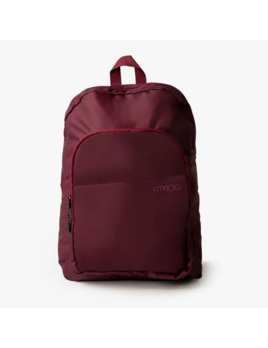 DM Merchandising Hideaway Packable Backpack-B urgundy