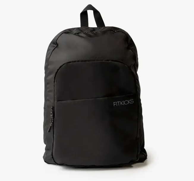 DM Merchandising Hideaway Packable Backpack- Black