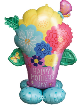 Airfilled Balloon - Airloonz Mother's Day Bouquet 53"