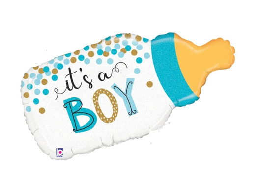 Mylar Balloon - Boy Bottle 29"