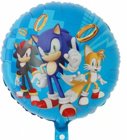Mylar Balloon - Sonic The Hedgehog 18"