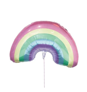 Mylar Balloon - Pastel Rainbow 31"