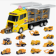 Fun Little Toys 12 in 1 Die-cast Construction Truck Toy Car Play Vehicles