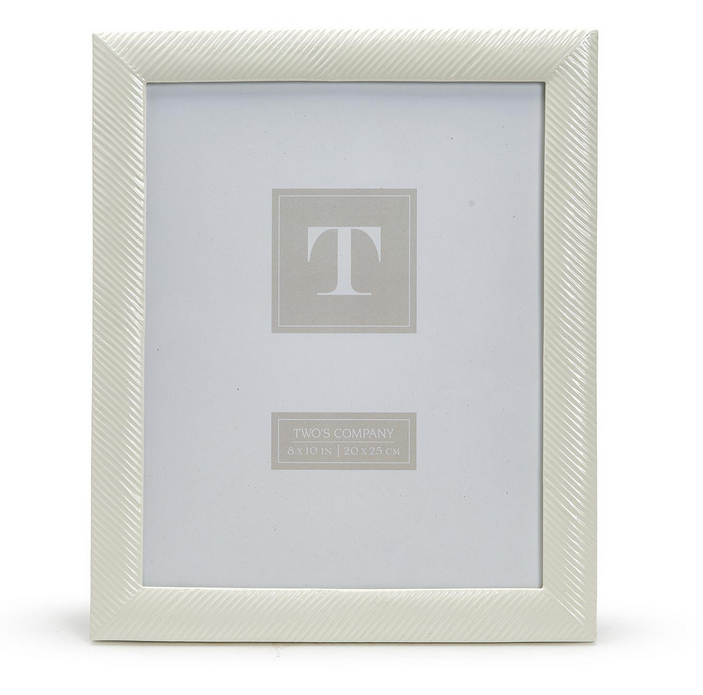 Two's Company Sleek Chic 8x10 Photo Frame