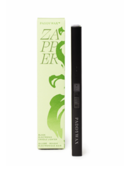 Paddywax Zapper Electric Candle Ligther - Black in Green Box