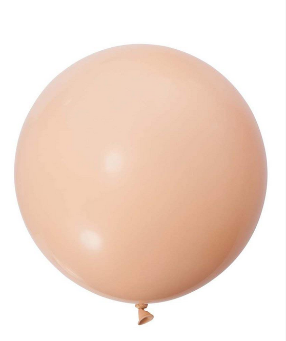 Latex Balloon - Giant Round Blush 36"