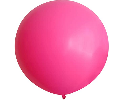 Latex Balloon - Giant Round Pink 36"