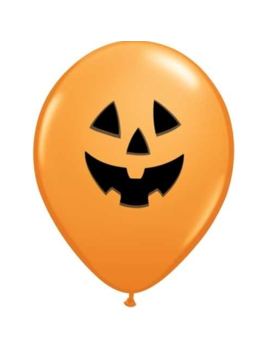 Latex Balloon -Jack O' Lantern 11"