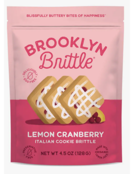Brooklyn Brittle Lemon Cranberry Cookie Brittle