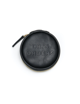 Designworks Ink Black Dr.'s Orders - Vegan Leather Pill Box