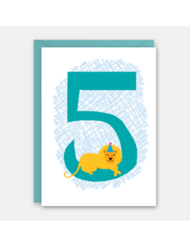 Rock Scissor Paper 5th Birthday - Birthday Card