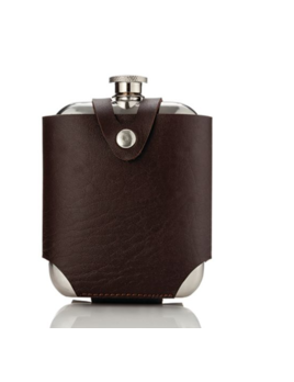 True Stainless Steel Flask and Traveling Case